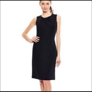 AB Studio Black Cocktail Sheath Dress